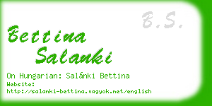 bettina salanki business card