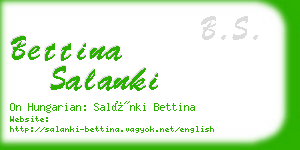 bettina salanki business card